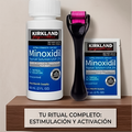 Combo Crecimiento Élite: Minoxidil Kirkland + Derma Roller Profesional